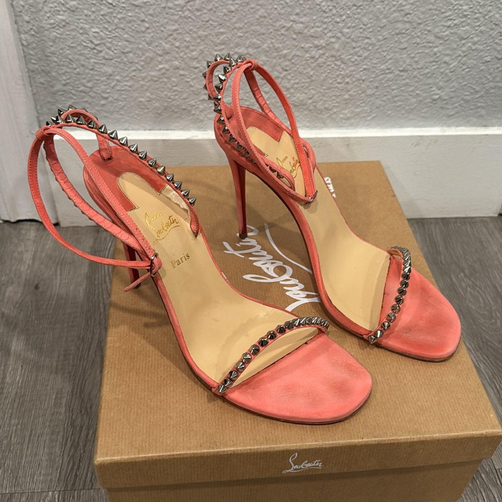 Christian Louboutin So Me 100 mm sandals size 39.5